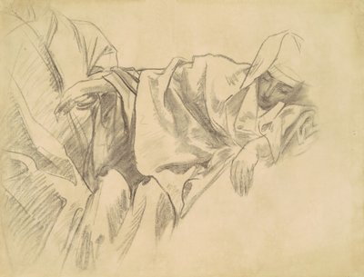 Studium Ukrzyżowania za piętnaście tajemnic różańca, 1903-1916. autorstwa John Singer Sargent