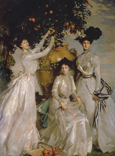 Siostry Acheson (olej na płótnie) autorstwa John Singer Sargent