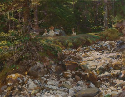 Mistrz i jego uczniowie autorstwa John Singer Sargent