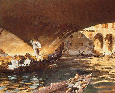Rialto, Wenecja autorstwa John Singer Sargent