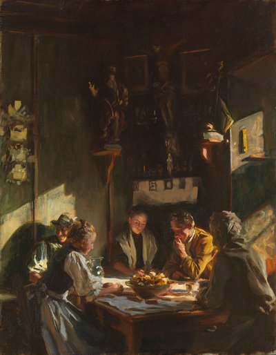Wnętrze Tyrolu, 1915 autorstwa John Singer Sargent