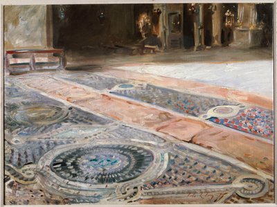 Weneckie wnętrze autorstwa John Singer Sargent