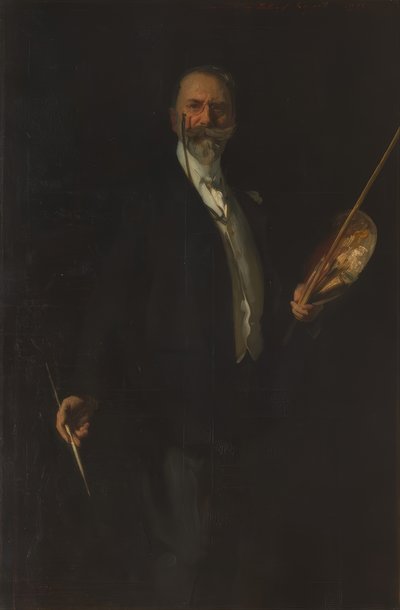 William M. Chase, NA autorstwa John Singer Sargent