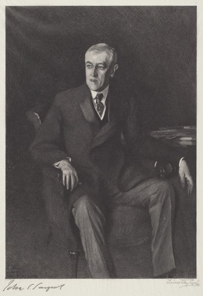 Woodrow Wilson autorstwa John Singer Sargent