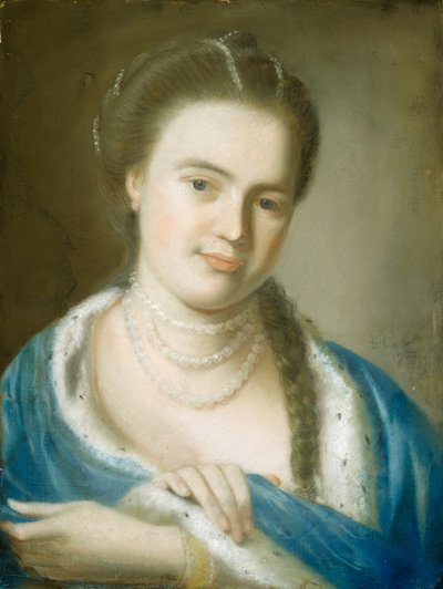 Portret pani Gawen Brown (Elizabeth Byles), 1763 autorstwa John Singleton Copley