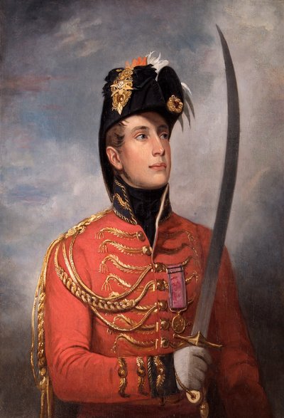 Portret Wilhelma II, króla Niderlandów, gdy książę Orański, c1813. autorstwa John Singleton Copley