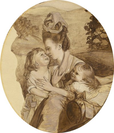 Szkic dla rodziny Copley autorstwa John Singleton Copley