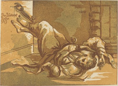 Człowiek w kajdanach autorstwa John Skippe after Jacopo Tintoretto