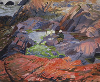 Charles Allan Sadzenie zimą autorstwa John French Sloan