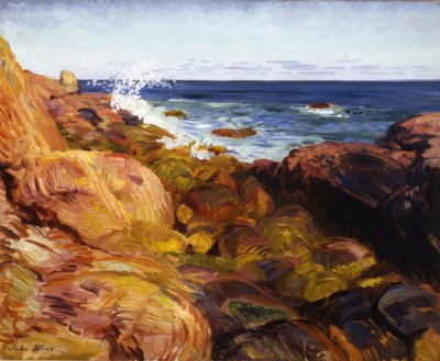 Wąwóz podczas odpływu autorstwa John Sloan