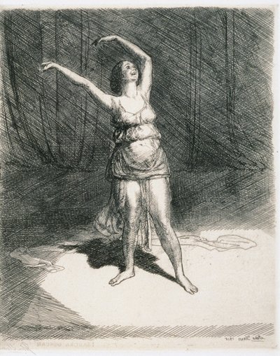 Isadora Duncan autorstwa John French Sloan
