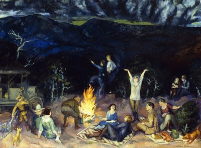 Piknik na Grani autorstwa John French Sloan