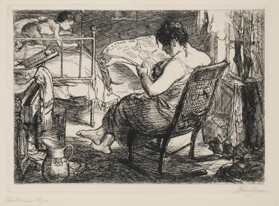 Strona kobiety autorstwa John French Sloan