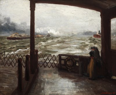 Wake of the Ferry, nr 1 autorstwa John French Sloan