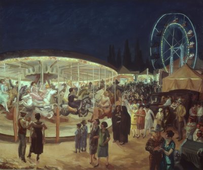 Wanderkarneval, Santa Fe autorstwa John French Sloan