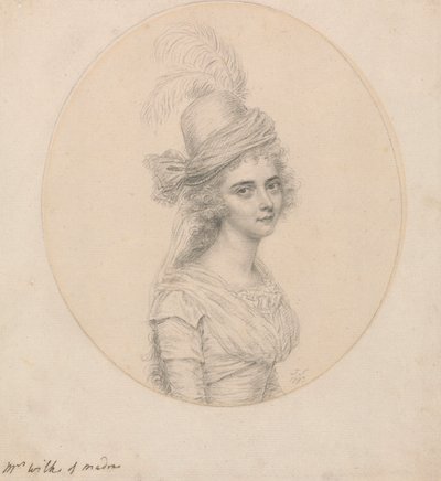 Portret pani Wilks z Madrasu autorstwa John Smart