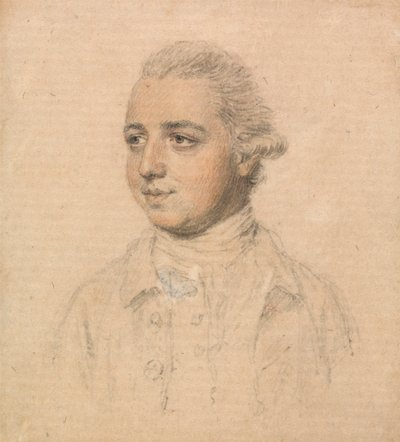 Portret młodego mężczyzny wzięty z życia, zwrócony w lewo autorstwa John Smart