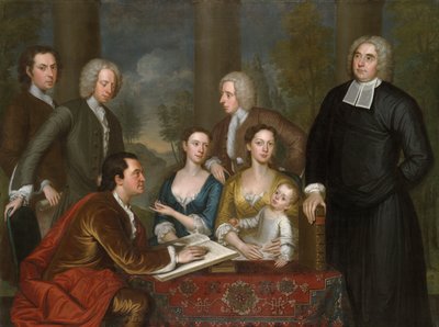 Grupa Bermudów (Dean Berkeley i jego otoczenie) autorstwa John Smibert