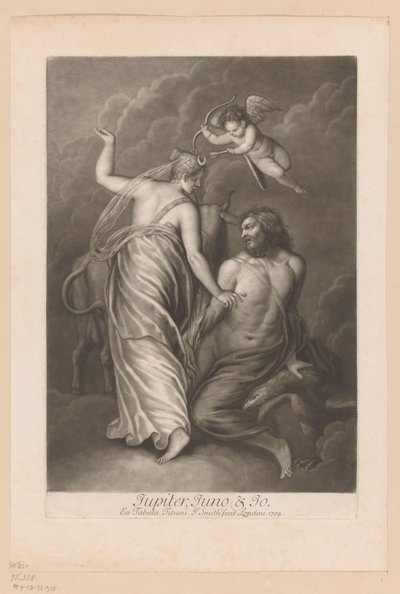 Jowisz, Juno en Io Jupiter, Juno i Jo (tytuł na obiekcie) Liefdesaffaires van de goden (tytuł serii) Loves of the Gods (tytuł serii) autorstwa John Smith