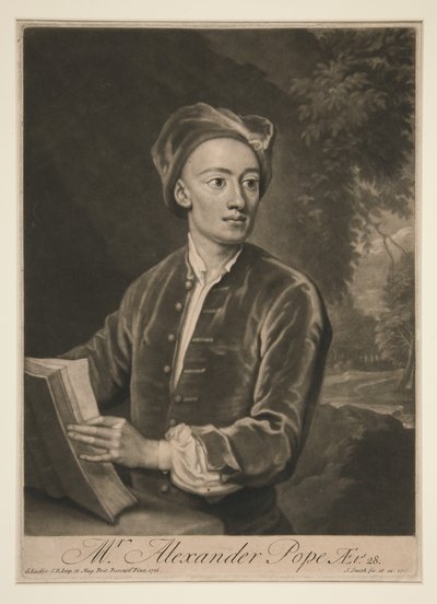 Alexander Pope autorstwa John Smith