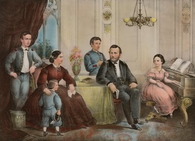 Generał Grant i jego rodzina - z szacunkiem oddani narodowi Stanów Zjednoczonych autorstwa John Smith