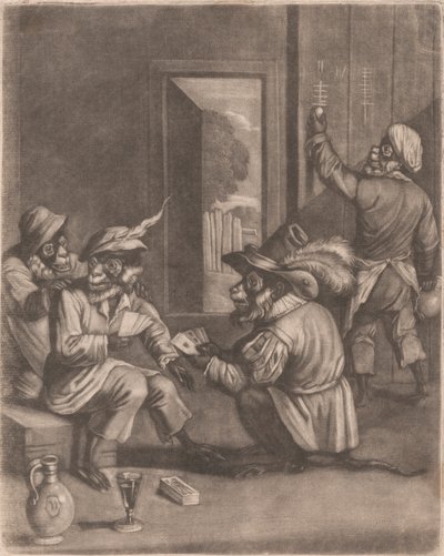 Karty do gry małpy autorstwa John Smith