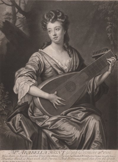 Pani Arabella Hunt autorstwa John Smith