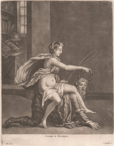 Sokrates i Xantippe autorstwa John Smith