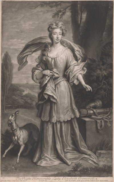 Wielce Czcigodna Lady Elżbieta Cromwell (1674-1704) autorstwa John Smith