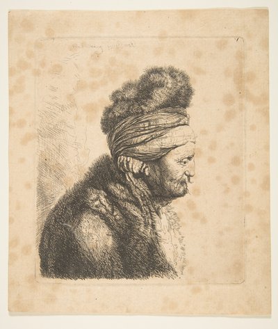 Odwrócona druga głowa wschodnia, XVIII wiek. autorstwa John Smith 2