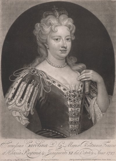 Wilhelmina Charlotte (Królowa Karolina) autorstwa John Smith
