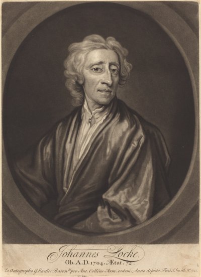 John Locke autorstwa John Smith after Sir Godfrey Kneller