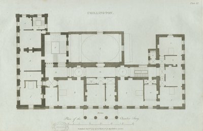 Chillington Hall: grawerowanie autorstwa John Soane