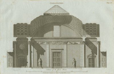 Chillington Hall: grawerowanie autorstwa John Soane