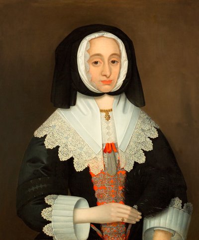 Pani Lucy Hutchinson, c.1643 autorstwa John Souch