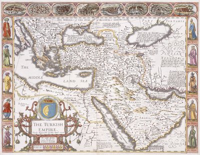 Imperium Tureckie, 1626 autorstwa John Speed
