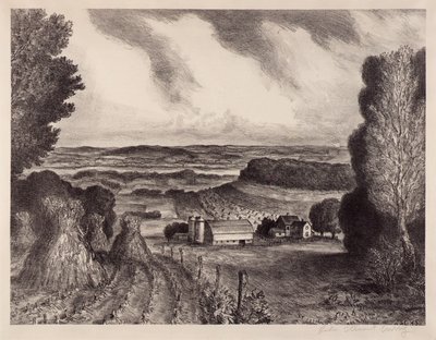 Dolina Wisconsin autorstwa John Steuart Curry