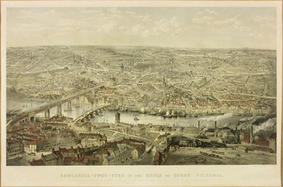 Newcastle upon Tyne za panowania królowej Wiktorii autorstwa John Storey