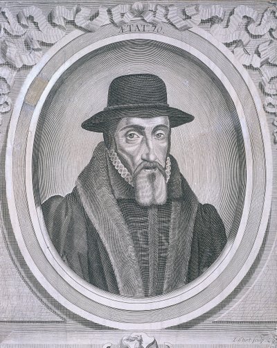Owalny portret Johna Foxe