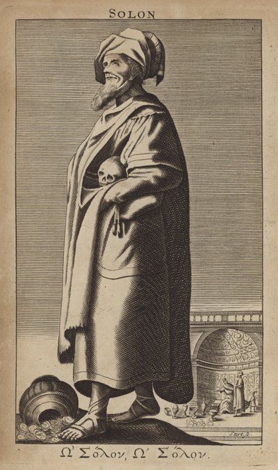 Solon, ateński mąż stanu, prawodawca i poeta autorstwa John Sturt