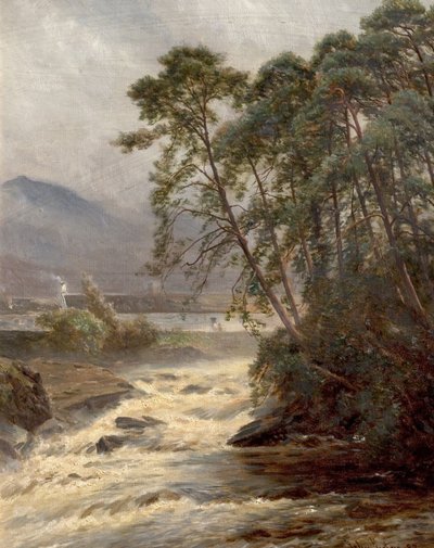 Na Dockarcie, Killin, Perthshire, Szkocja, 1887 r. autorstwa John Surtees