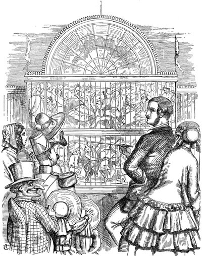 Albert 1819-1861, książę małżonek królowej Wiktorii, na Wielkiej Wystawie, 1851 autorstwa John Tenniel