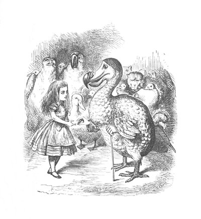 Alicja i Dodo, 1889 autorstwa John Tenniel