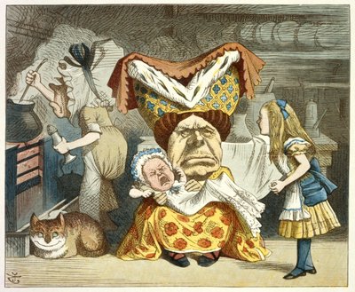 Alicja i Księżna autorstwa John Tenniel