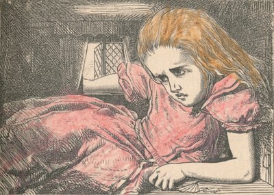 Alicja, gdy rośnie, 1889 autorstwa John Tenniel