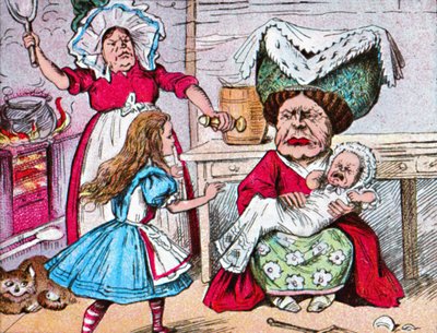 Alicja, księżna i dziecko, ok. 1910 autorstwa John Tenniel