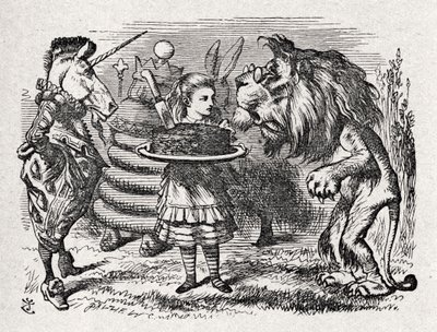 Alicja Lew i autorstwa John Tenniel