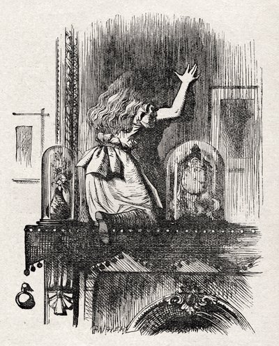 Alicja przez zwierciadło autorstwa John Tenniel