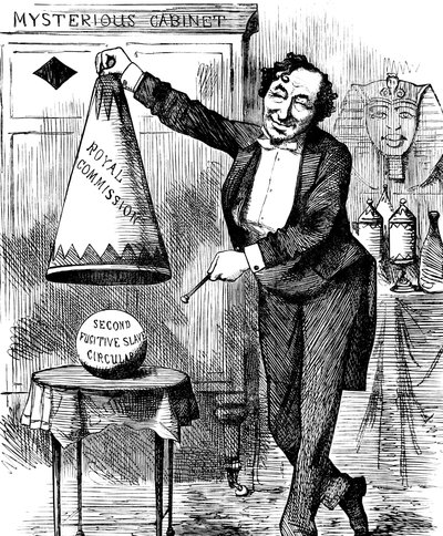 Benjamin Disraeli autorstwa John Tenniel