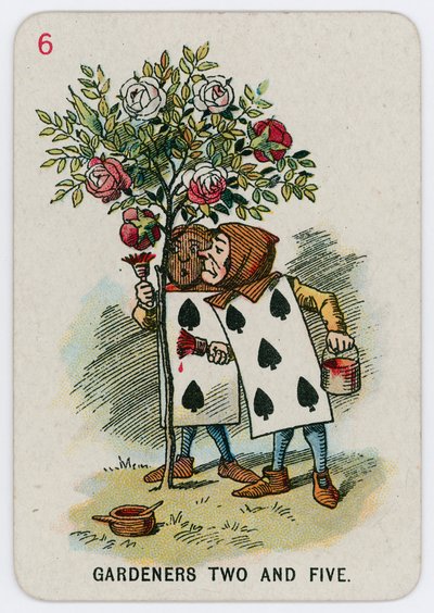 Ogrodnicy dwa i pięć autorstwa John Tenniel